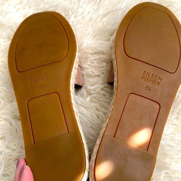 EILEEN FISHER espadrille suede leather flat - Picture 6 of 6